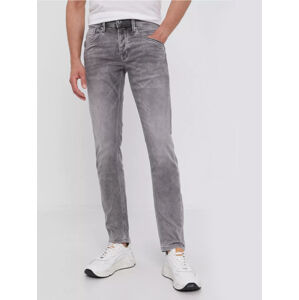 Pepe Jeans pánské šedé džíny Track